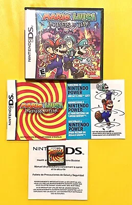 Mario & Luigi: Partners In Time (Nintendo DS 2005) Complete W Manual And Inserts • $18.40