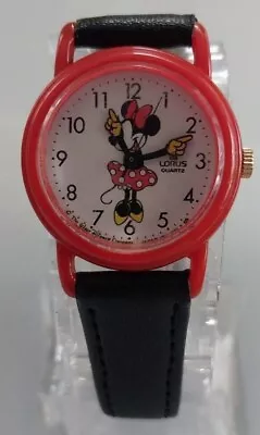 Vintage Lorus Disney Minnie Mouse Quartz Watch By Seiko New Battery V811-0070ZO  • $24.99