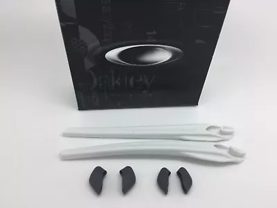 Authentic Oakley Flak 2.0 Ear Socks & Nose Pads Kit White New! • $17.95