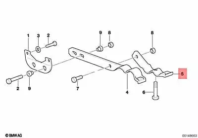 Genuine BMW Exhaust Silencer/Muffler Clamp E36/E39 18311728237 • $41.45