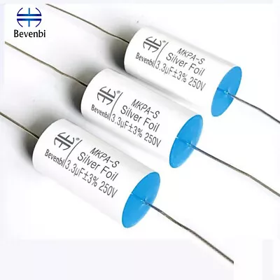 Bevenbi 250V~400V 0.1uF~100uF Axial MKP Silver Foil Capacitor For HIFI  • $15.50