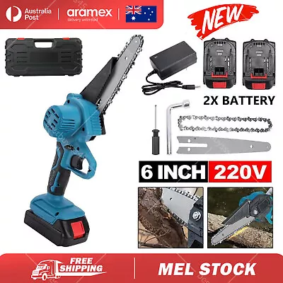 6  Chainsaw Cordless Rechargeable Wood Cutter Saw Chain Saws Electric For Makita • $39.99