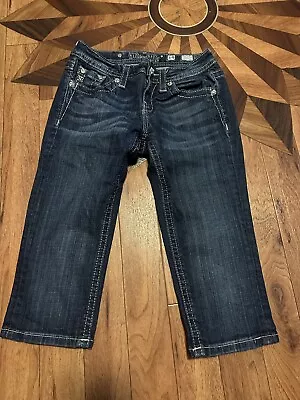 Miss Me Cuffed Capri Girls Jeans Size 14 • $18