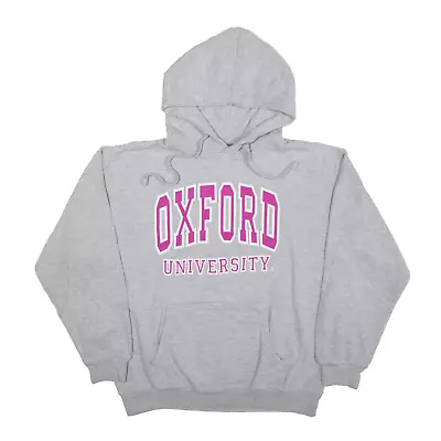 OXFORD UNIVERSITY USA Hoodie Grey Pullover Mens M • £13.99