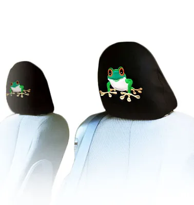 For Vw New Interchangeable Frog Car Seat Headrest Cover Great Gift • $14.59