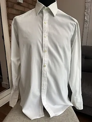 Charles Tyrwhitt Shirt 16”  White With French Cuff • £5