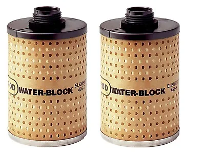 $35.95 • Buy (2) Goldenrod 496-5 Fuel Filters ~ 3  X 4-15/16  ~ New