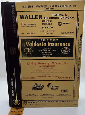 1984 R.L. Polk & Company The Valdosta City Directory Yellow Pages Lowndes Co GA • $32.90