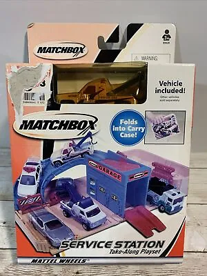 Vintage Matchbox Service Station Take-Along Playset Mattel 2001 New Sealed • $33.95