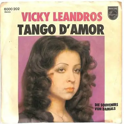 Vicky Leandros Tango D'Amor 7  Vinyl Record Single 1976 6000202 Philips 45 EX • $4.47