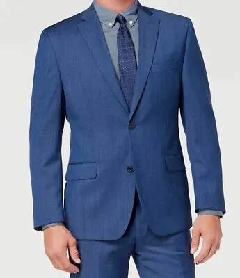 Michael Kors  Men Blue Classic Fit Sport Blazer Suit Jacket. New Retail $450 50L • $65