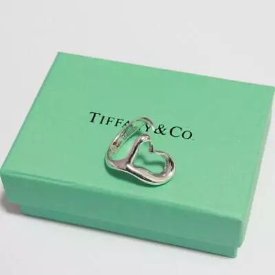 TIFFANY & Co. Open Heart Ring Elsa Peretti  Silver 925 Size 9 Jewelry • $115