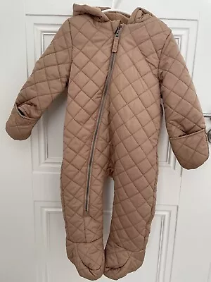 Baby Girl Coat 9-12 Months New Nude Colour Warm On Inside • £2