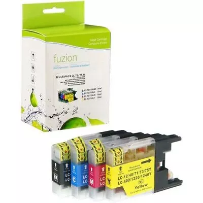 Fuzion Ink Cartridge - Alternative For Brother LC75 - Black Cyan Magenta Yell • $13.06