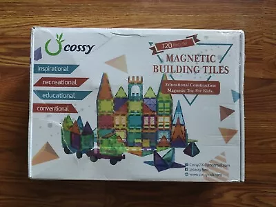 NEW Sealed Cossy Magnetic Building Tiles 120 PCs Set • $24.99