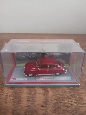 Corgi 01701 Saloon Cars Red Saab Die Cast Car Scale 1:43 Acrylic Case BRAND NEW • $19.99