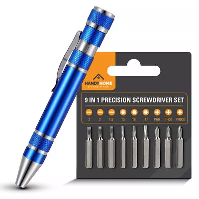 9 In 1 Precision Screwdriver Set Pen | Magnetic Repair Glasses Electronics Watch • £2.99