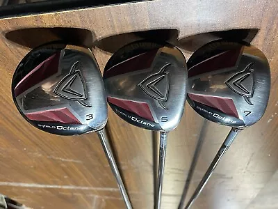 CALLAWAY Diablo Octane 3 5 7 Fairway Woods. Graphite A Shafts. RH. 3 Clubs • $99.95