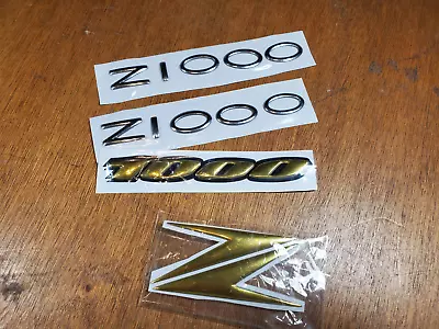 Lot Of 4 Kawasaki Z1000 Z 1000 3D Raise Emblem Stickers Decals • $12