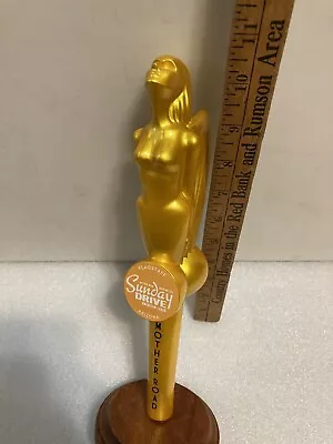 MOTHER ROAD SUNDAY DRIVER GOLDEN ANGEL HOOD ORNAMENT Beer Tap Handle. ARIZONA • $115