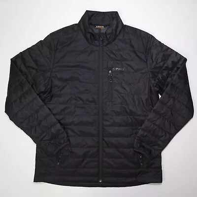 ORVIS PrimaLoft Mens Large L Insulated Puffer Jacket Black Lightweight Packable • $39.87