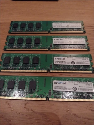 £4.50 • Buy Crucial CT25664AA800 (2 GB, PC2-6400 (DDR2-800), DDR2 RAM, 800 MHz, DIMM...