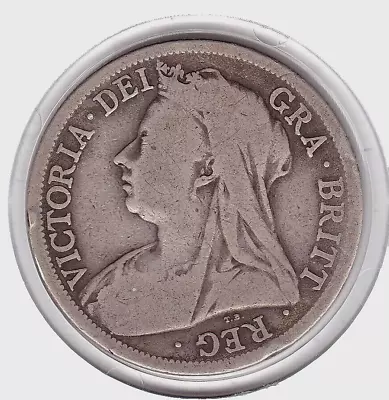 1900   Queen  Victoria  Half  Crown  (2/6d)  Silver  (92.5%)  Coin • $8.16