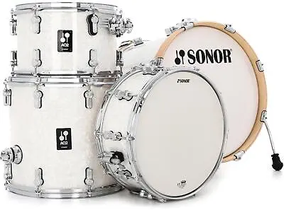 Sonor AQ2 Bop 4-piece Shell Pack W/ Snare - White Marine Pearl • $879