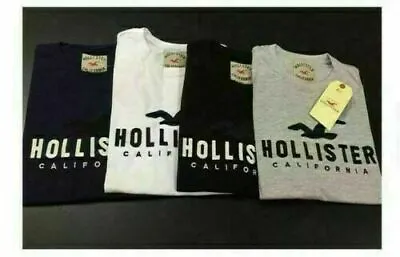 £8.99 • Buy  Hollister Mens Crew Neck T-shirts - Black/white/grey/navy Free Post Uk