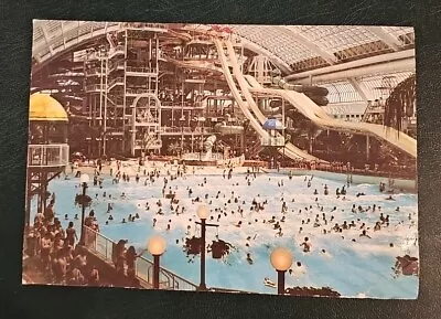 VTG Late 1980s World Waterpark West Edmonton Mall Alberta Canada Postcard • $7.99