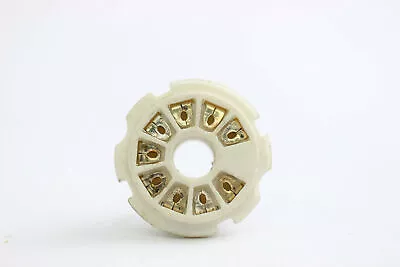 9 Pins Magnoval Ceramic Socket. Pcb.  Ceramic Magnoval 9 Pin Pocket.  Rzoc14 • $3.42