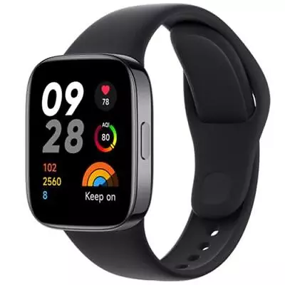 Xiaomi Redmi Watch 3 Smart Watch - Black 1.75  AMOLED Display - Built-in GPS • $143.33