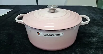 Rare Le Creuset Cast Iron Round Casserole 28cm  6.7ltr - Pink New No Box • £240