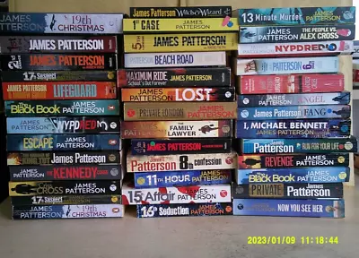 James Patterson Books - Build Your Own Book Bundle - Flat Postage Cost • £1.49