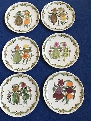 £10 • Buy Vintage Gien Months Of The Year China Plates January- June