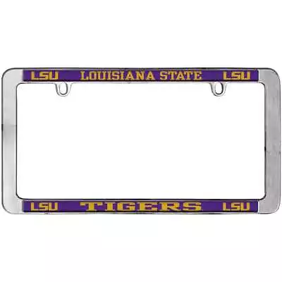 LSU Tigers Thin Metal License Plate Frame • $16.95