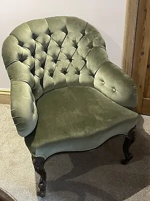 £245 • Buy Mid Victorian Upholstered Tub Chair