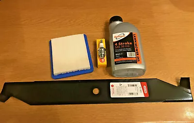 £24.98 • Buy Hayter MOTIF 48 Service Kit Air Filter Spark Plug & Engine Oil & Blade Quantum