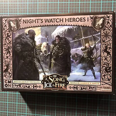 A Song Of Ice And Fire Miniatures Game Night's Watch Heroes 1 SIF309 • $28