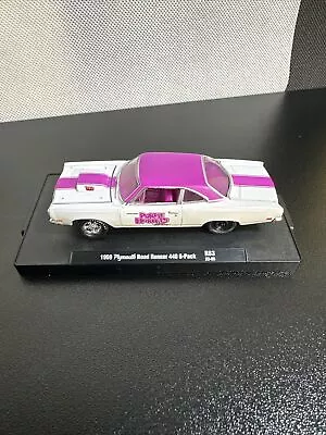 M2 Machines 1969 Plymouth Road Runner 440 6-Pack Purple Hornies  • $6.99