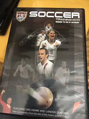 US Soccer Training DVD Mia Hamm Landon Donovan W/Parent Tips Athlete Interviews  • $6.99