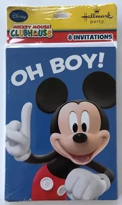 Mickey Mouse Birthday Party Invitations Hallmark Disney *NIP!* • $5.99