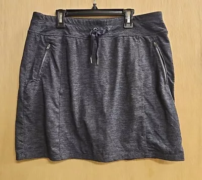 Tangerine Skort Skirt Womens XL Gray Golf Tennis Pockets Athletic Athleisure • $7.99