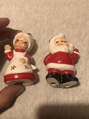 Vintage Santa And Mrs. Claus Japan Inarco  Christmas Figurines • $24.99