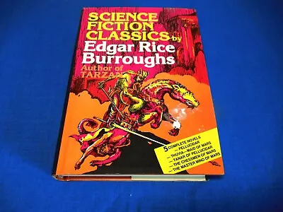 Science Fiction Classics By Edgar Rice Burroughs HC DJ 5 Complete Novels • $0.99