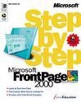 Microsoft FrontPage 2000 Step By Step Book Active Education • $2.95