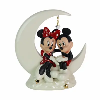 Lenox Disney Minnie And Mickey Over The Moon Figure Lover Gift • $69