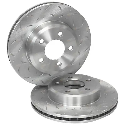 Front Drilled Slotted Disc Brake Rotors For Falcon BA BF FG XT 02-12 LTD XR6 XR8 • $134.95
