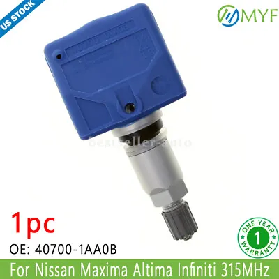 Tire Pressure Sensor TPMS 40700-1AA0B For Nissan Altima Maxima Infiniti • $13.59