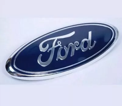 BLUE & CHROME 2005-2014 F150 FRONT GRILLE/ TAILGATE 9 Inch Oval Emblem • $10.85